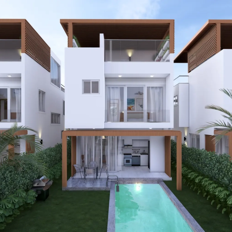 ID , Palm Oasis Gardens Luxury Bedroom Villa for Sale with Beach Shuttle in White Sands, Punta Cana ()
