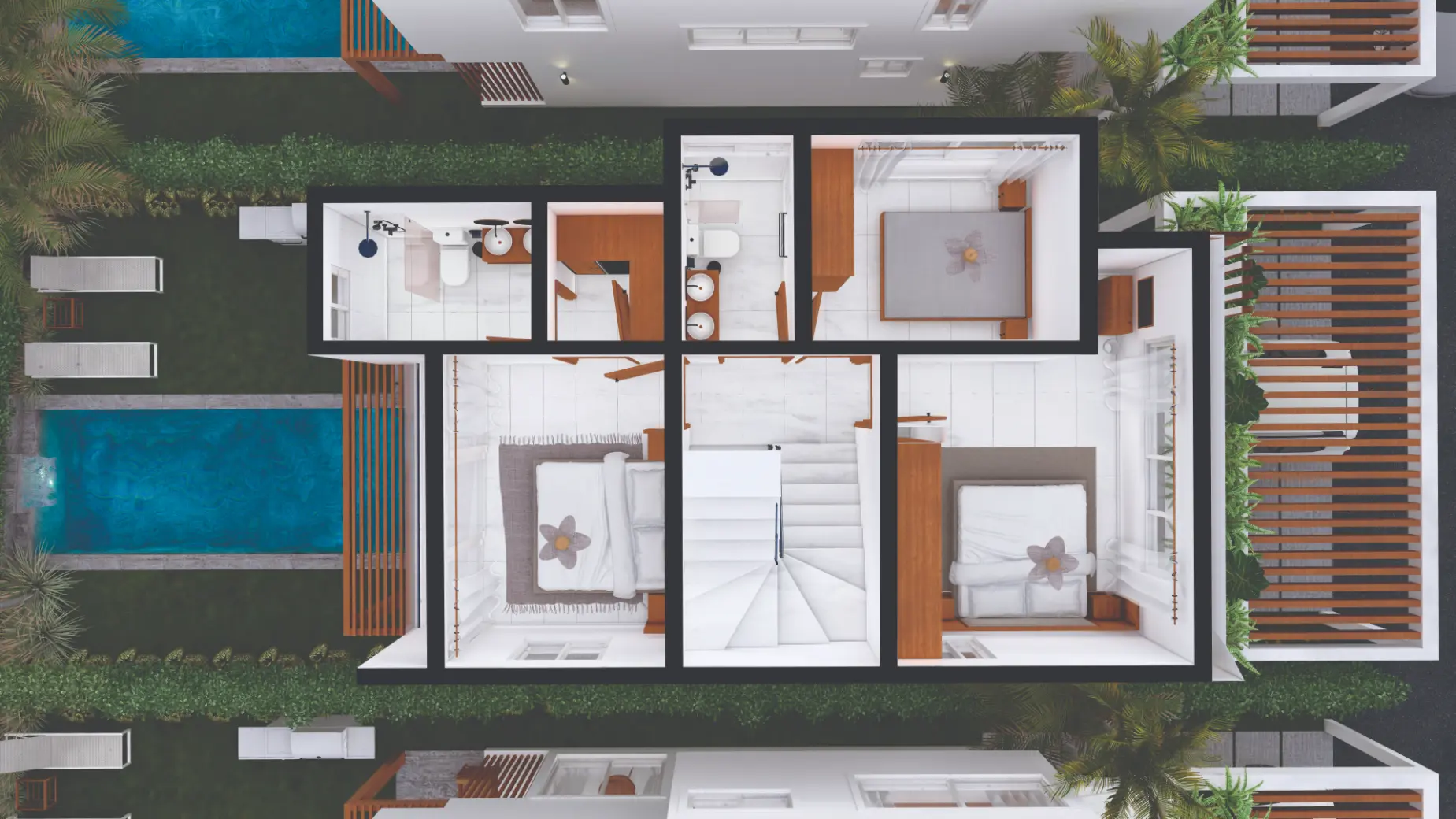 ID , Palm Oasis Gardens Luxury Bedroom Villa for Sale with Beach Shuttle in White Sands, Punta Cana ()