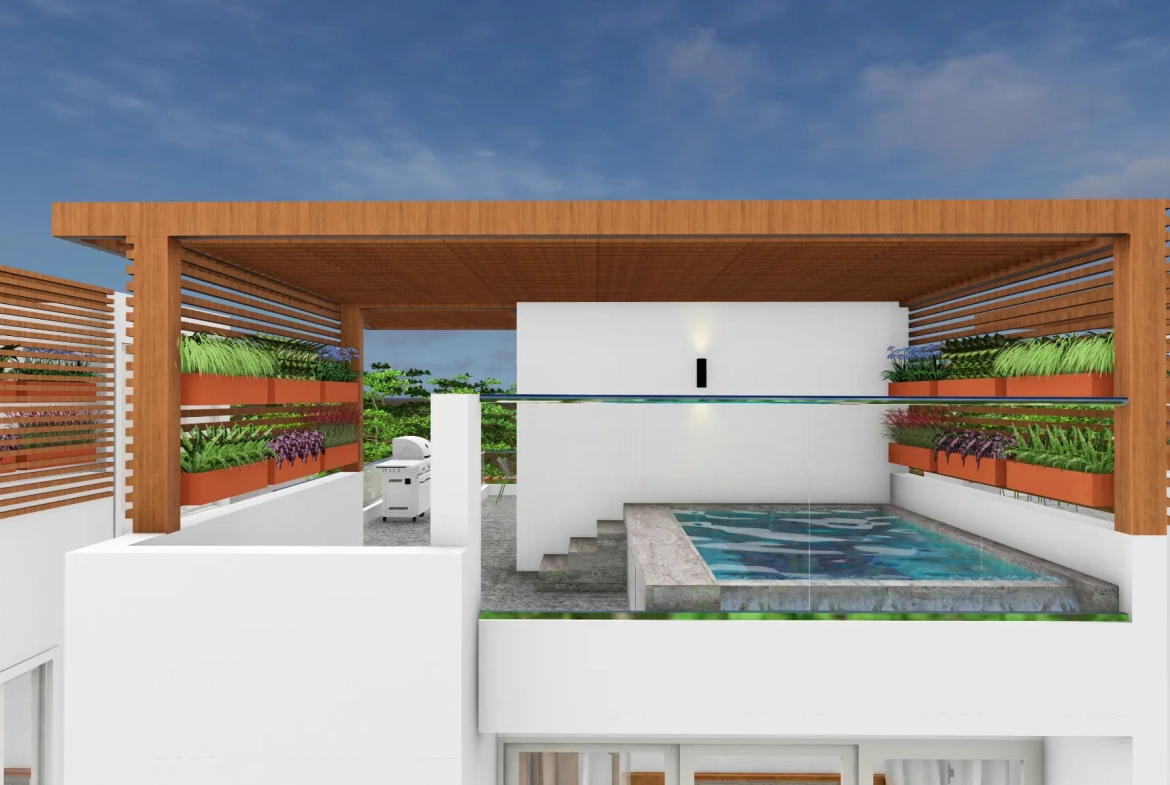 ID , Palm Oasis Gardens Luxury Bedroom Villa for Sale with Beach Shuttle in White Sands, Punta Cana ()