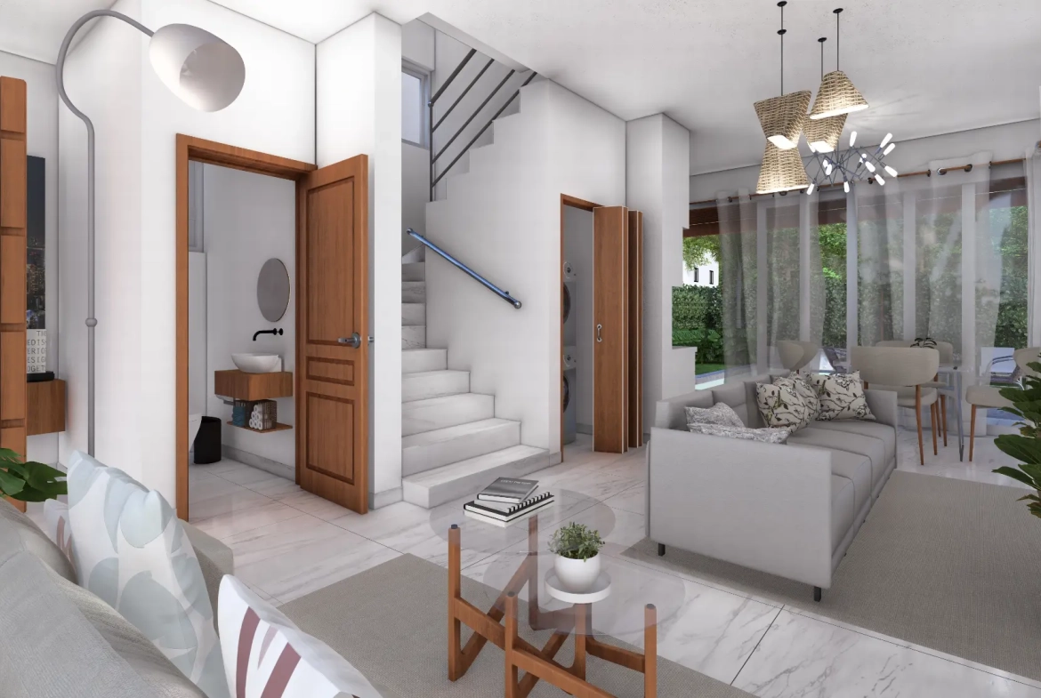 ID , Palm Oasis Gardens Luxury Bedroom Villa for Sale with Beach Shuttle in White Sands, Punta Cana ()