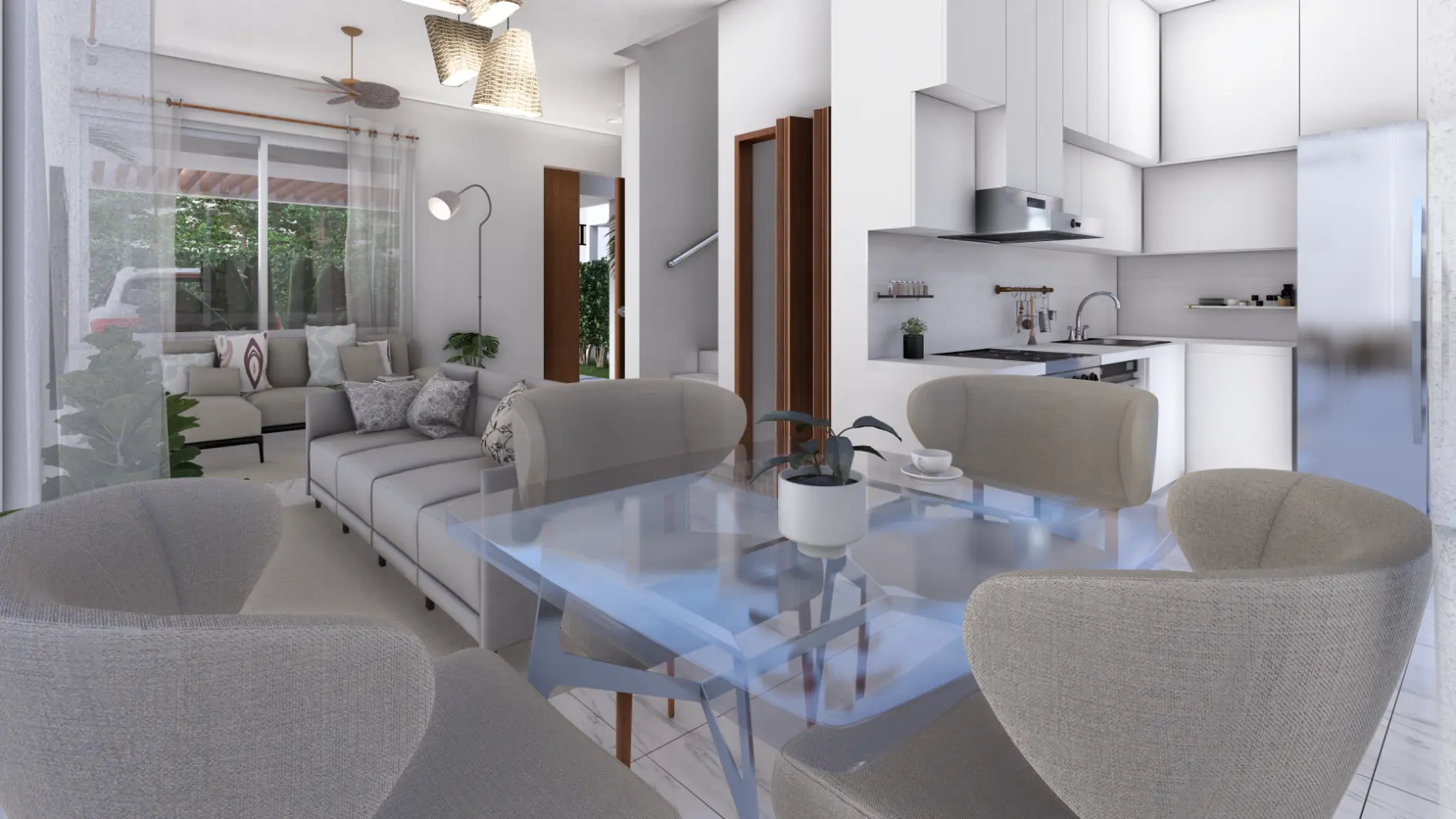 ID , Palm Oasis Gardens Luxury Bedroom Villa for Sale with Beach Shuttle in White Sands, Punta Cana ()