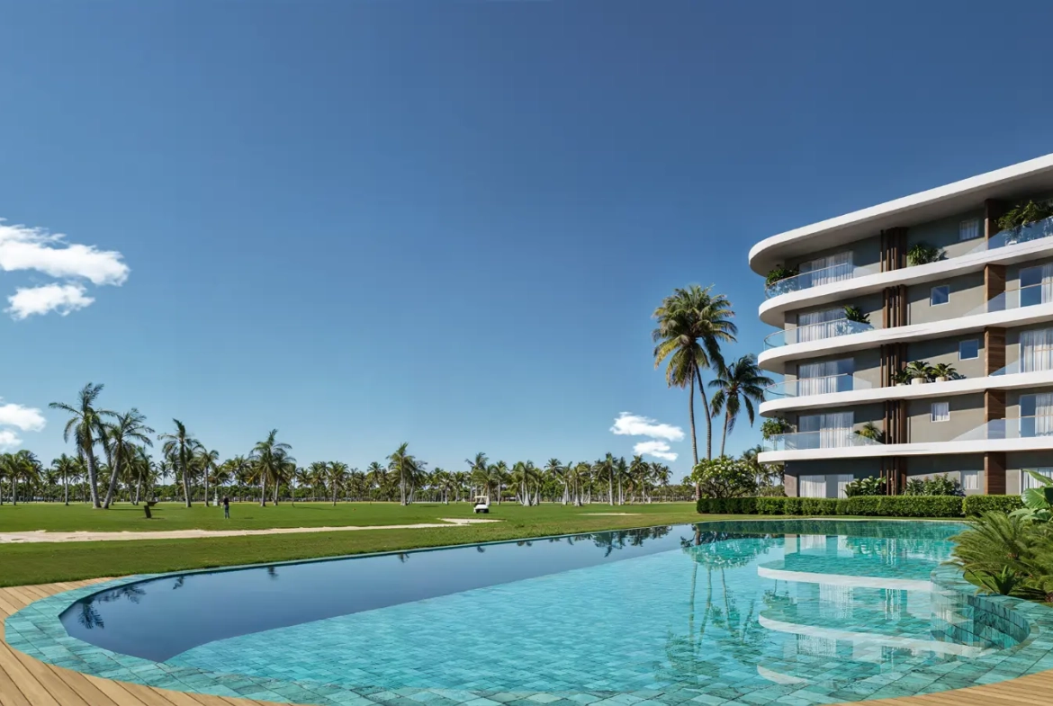 ID , Azzure at Coral Golf Elegant Bedroom Apartment with Infinity Pool Access in Cabeza de Toro, Punta Cana ()