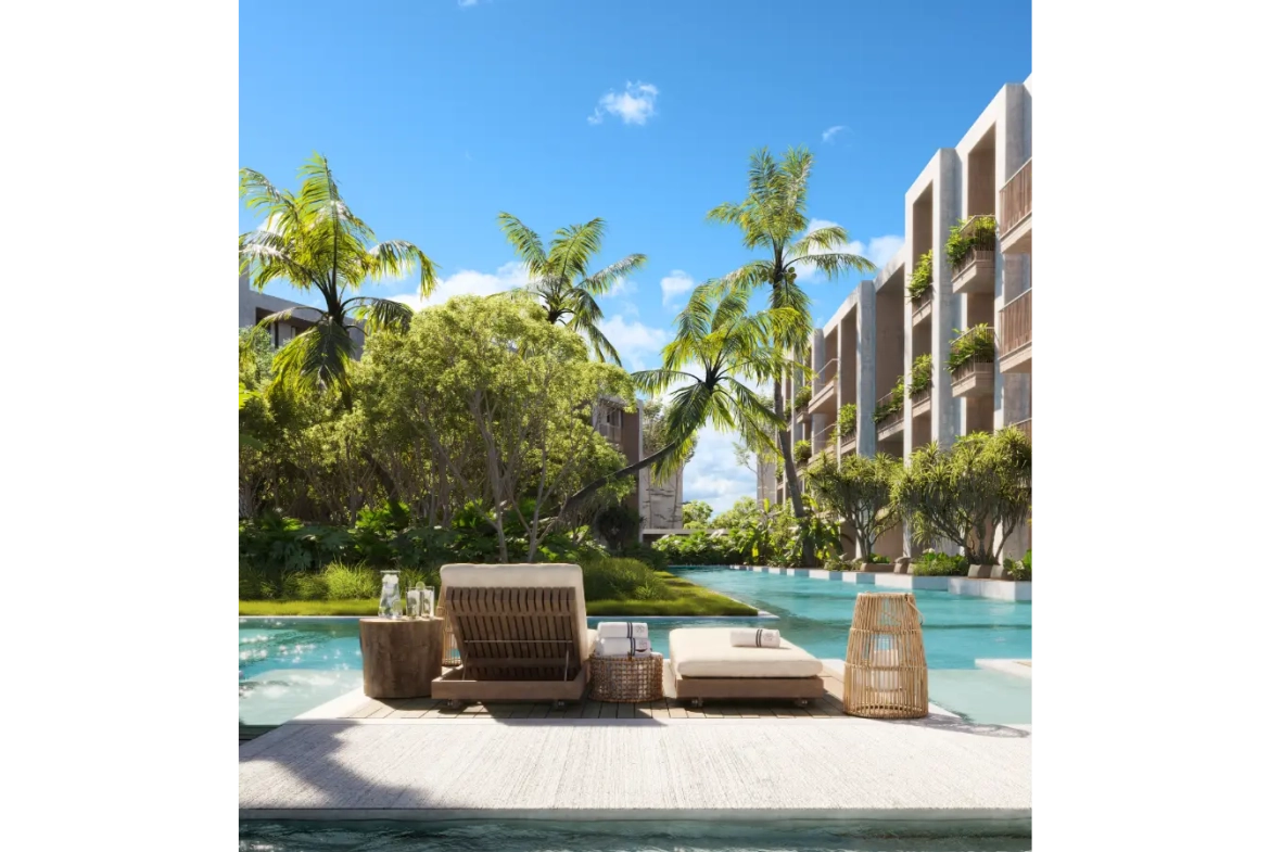 ID Ansaya at Aldea Elegant One Bedroom Penthouse for Sale in Downtown Punta Cana with Private Jacuzzi ()