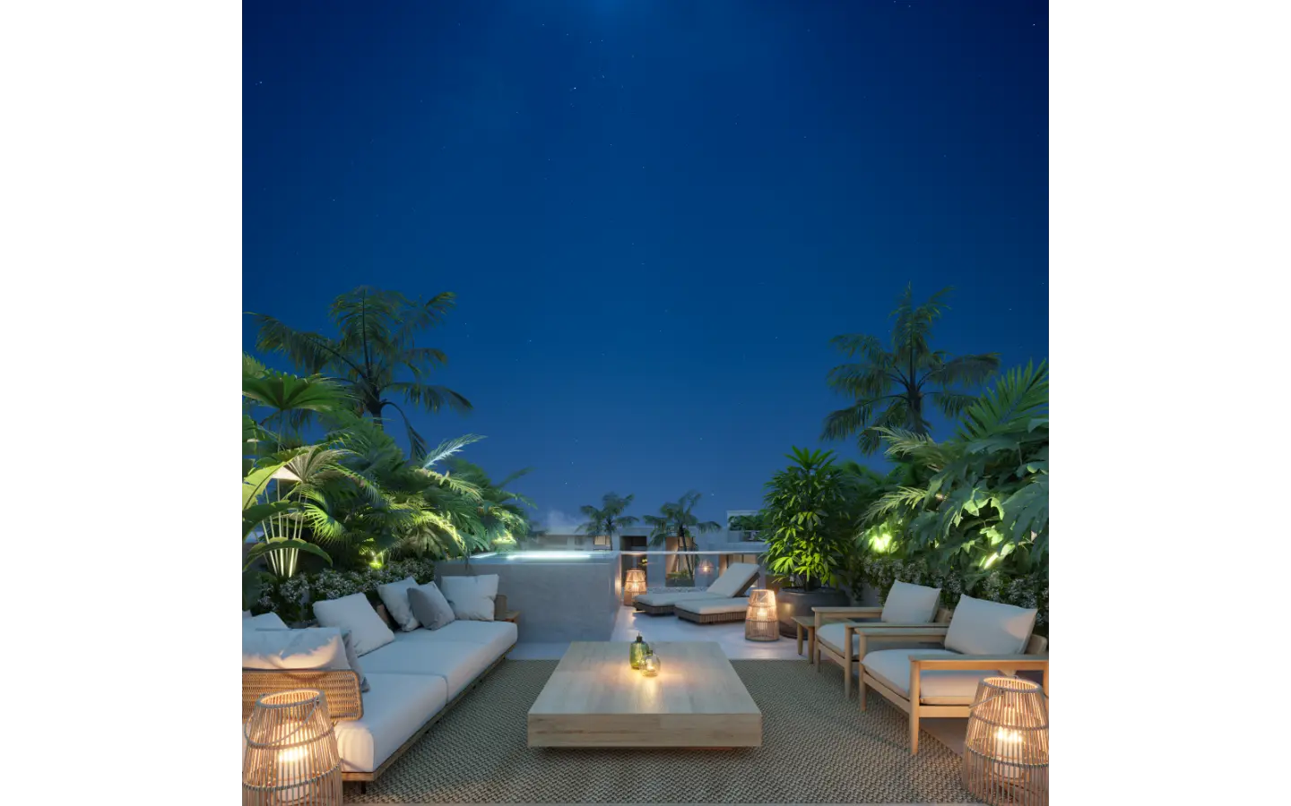 ID Ansaya at Aldea Elegant One Bedroom Penthouse for Sale in Downtown Punta Cana with Private Jacuzzi ()