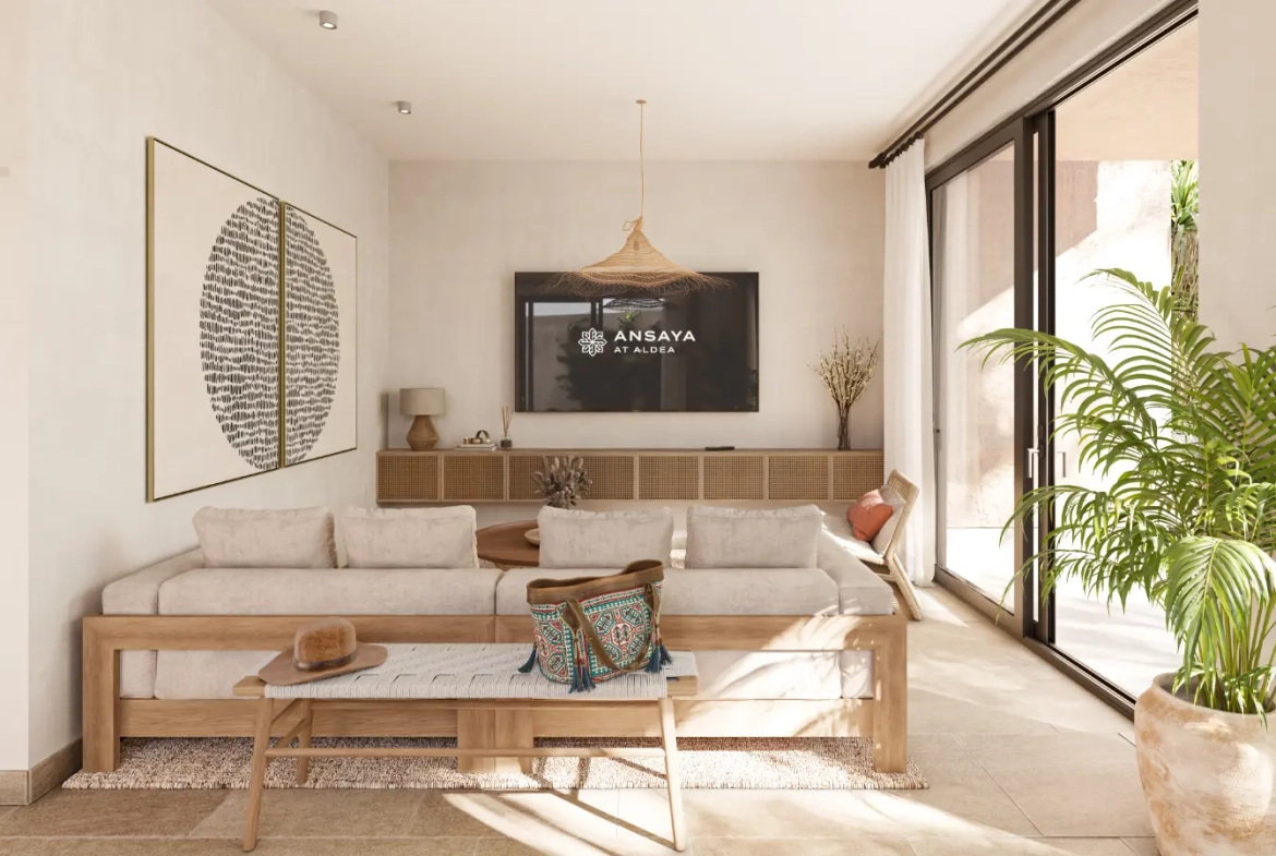 ID Ansaya at Aldea Elegant One Bedroom Penthouse for Sale in Downtown Punta Cana with Private Jacuzzi ()
