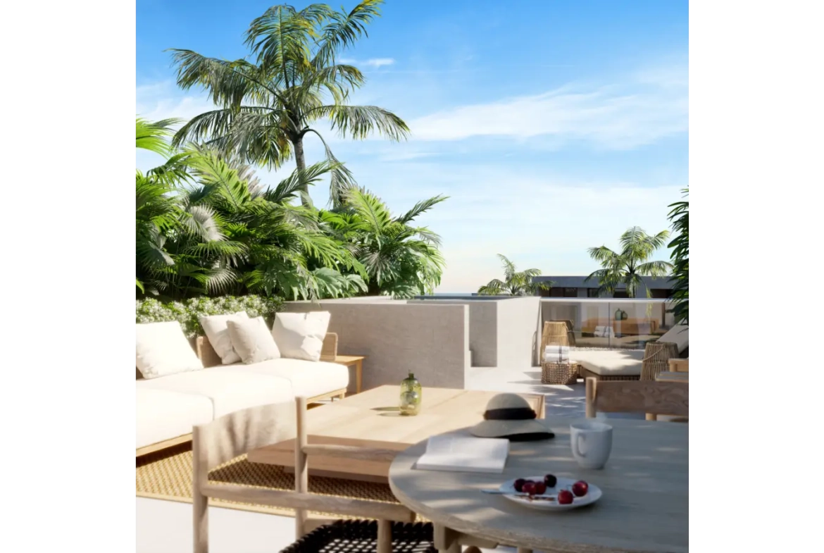 ID Ansaya at Aldea Elegant One Bedroom Penthouse for Sale in Downtown Punta Cana with Private Jacuzzi ()