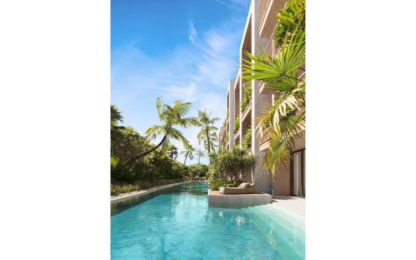 ID Ansaya at Aldea Elegant One Bedroom Penthouse for Sale in Downtown Punta Cana with Private Jacuzzi ()