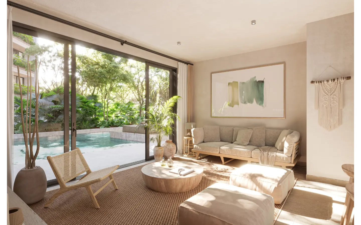 ID Ansaya at Aldea Elegant One Bedroom Penthouse for Sale in Downtown Punta Cana with Private Jacuzzi ()