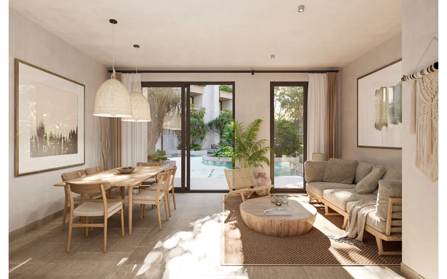 ID Ansaya at Aldea Elegant One Bedroom Penthouse for Sale in Downtown Punta Cana with Private Jacuzzi ()