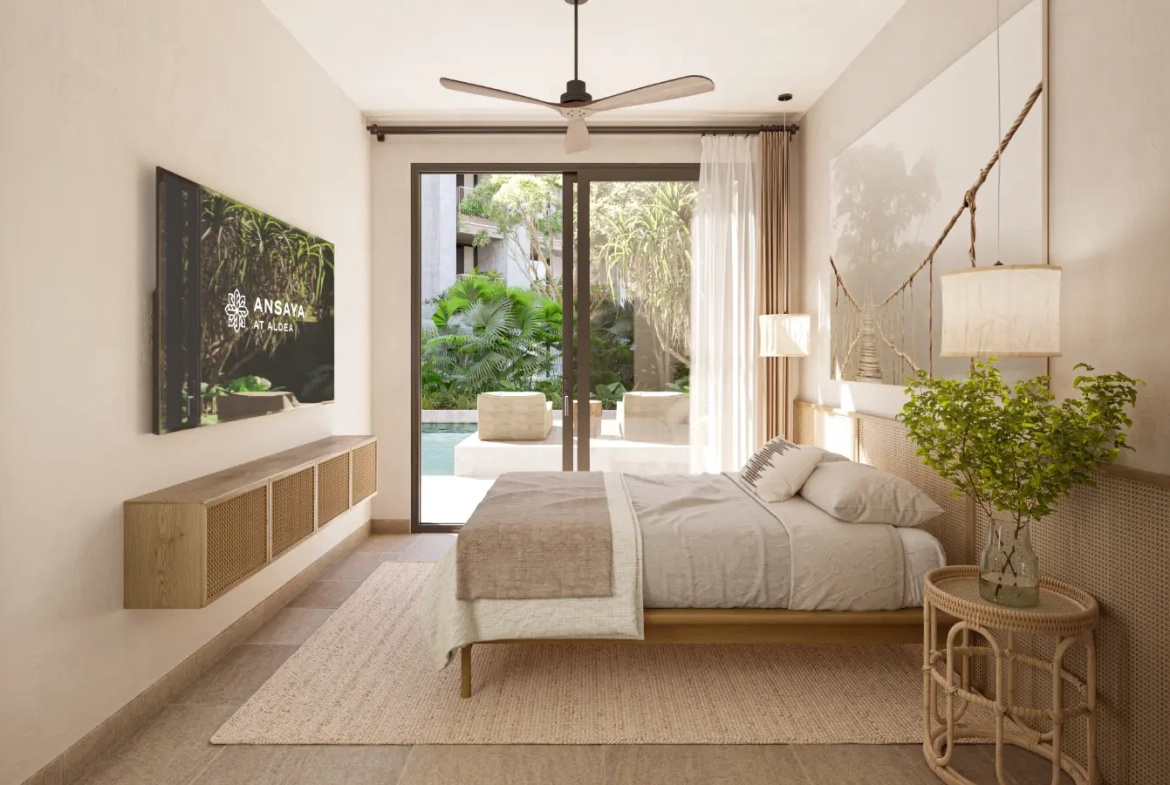 ID Ansaya at Aldea Elegant One Bedroom Penthouse for Sale in Downtown Punta Cana with Private Jacuzzi ()