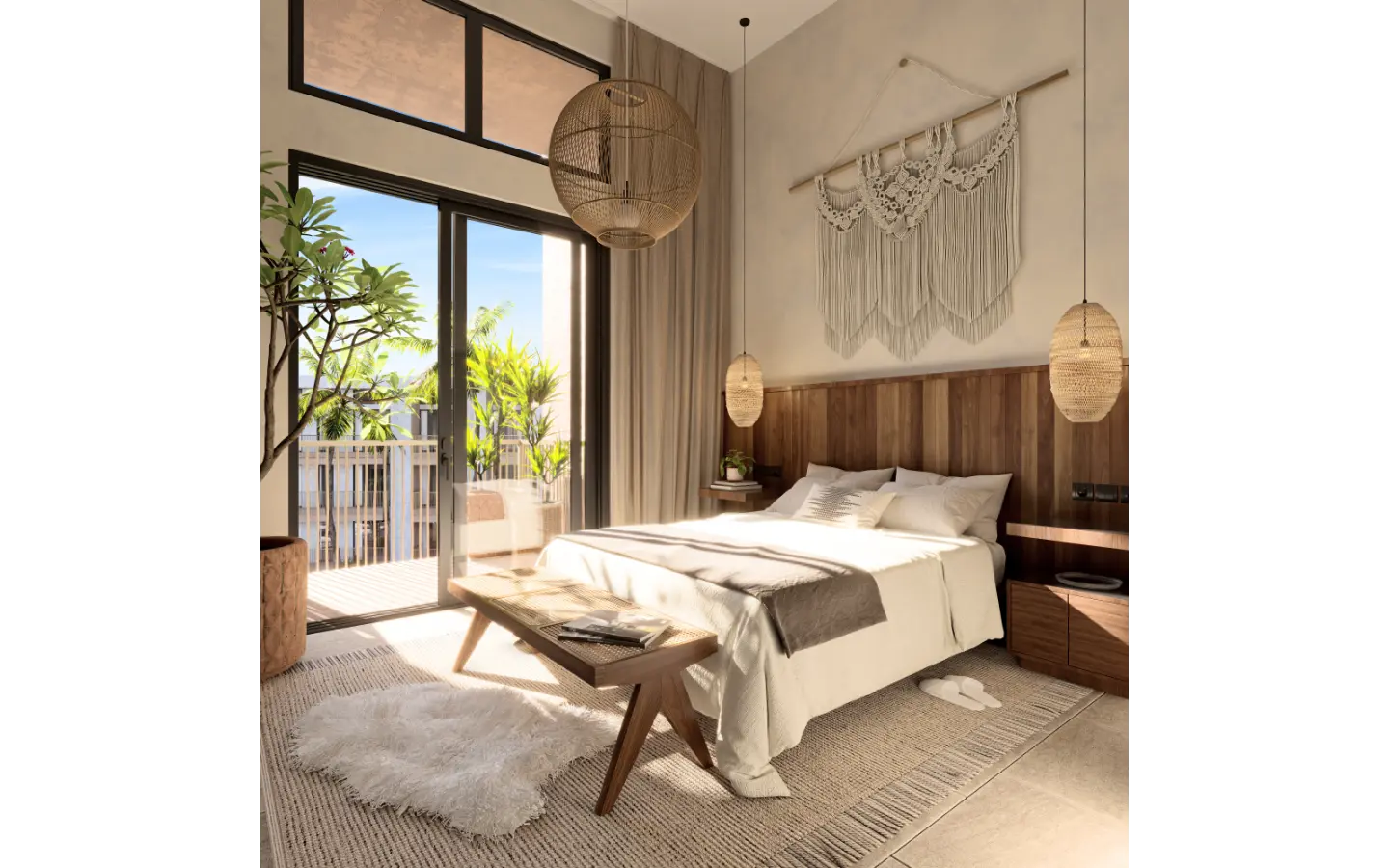 ID Ansaya at Aldea Elegant One Bedroom Penthouse for Sale in Downtown Punta Cana with Private Jacuzzi ()