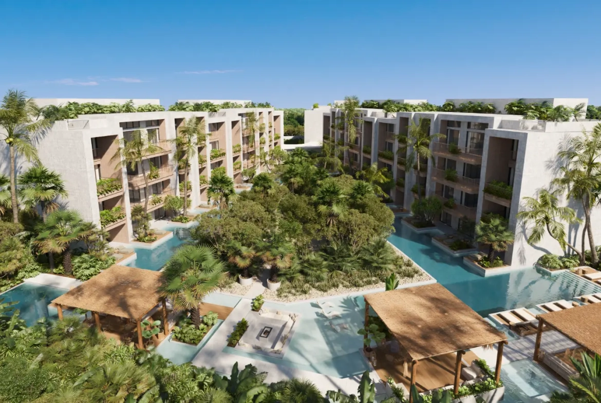 ID Ansaya at Aldea Elegant One Bedroom Penthouse for Sale in Downtown Punta Cana with Private Jacuzzi ()