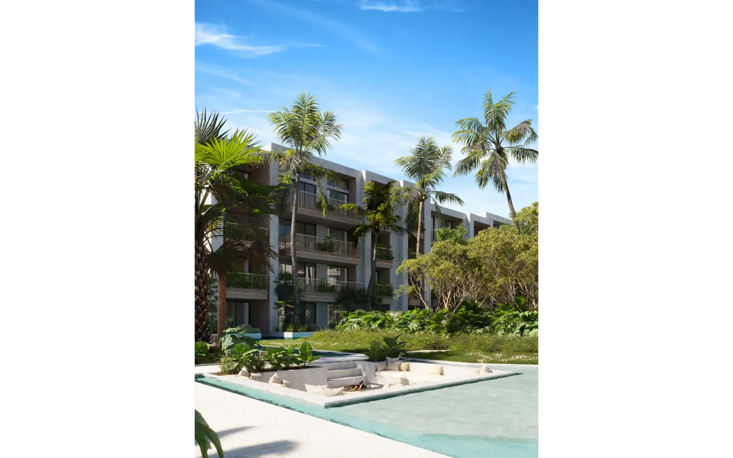 Ansaya at Aldea — Elegant One-Bedroom Penthouse in Downtown Punta Cana with Private Jacuzzi
