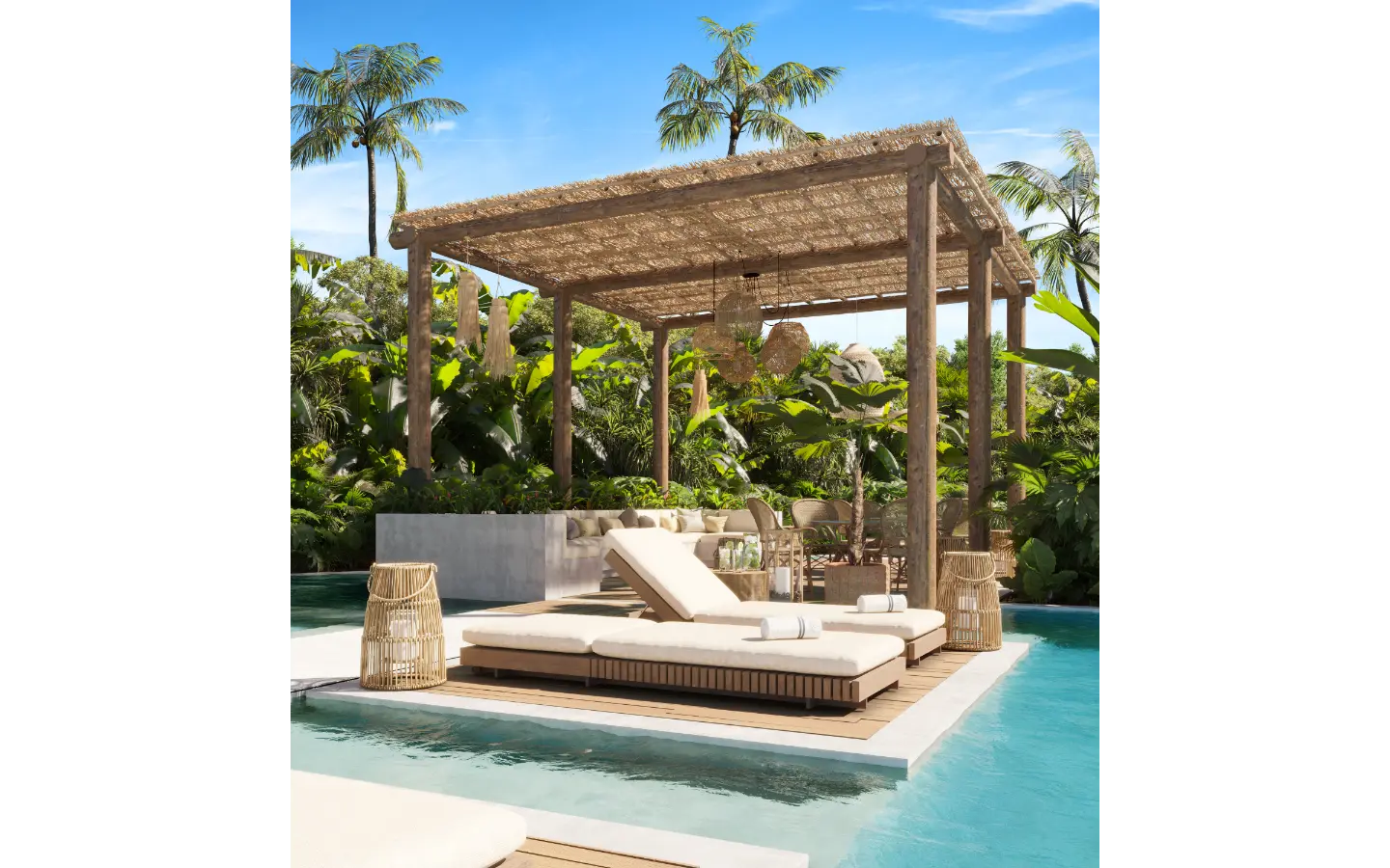 ID Ansaya at Aldea One Bedroom Apartment for Sale in Downtown Punta Cana with Sundeck () ID Ansaya at Aldea One Bedroom Apartment for Sale in Downtown Punta Cana with Sundeck ()