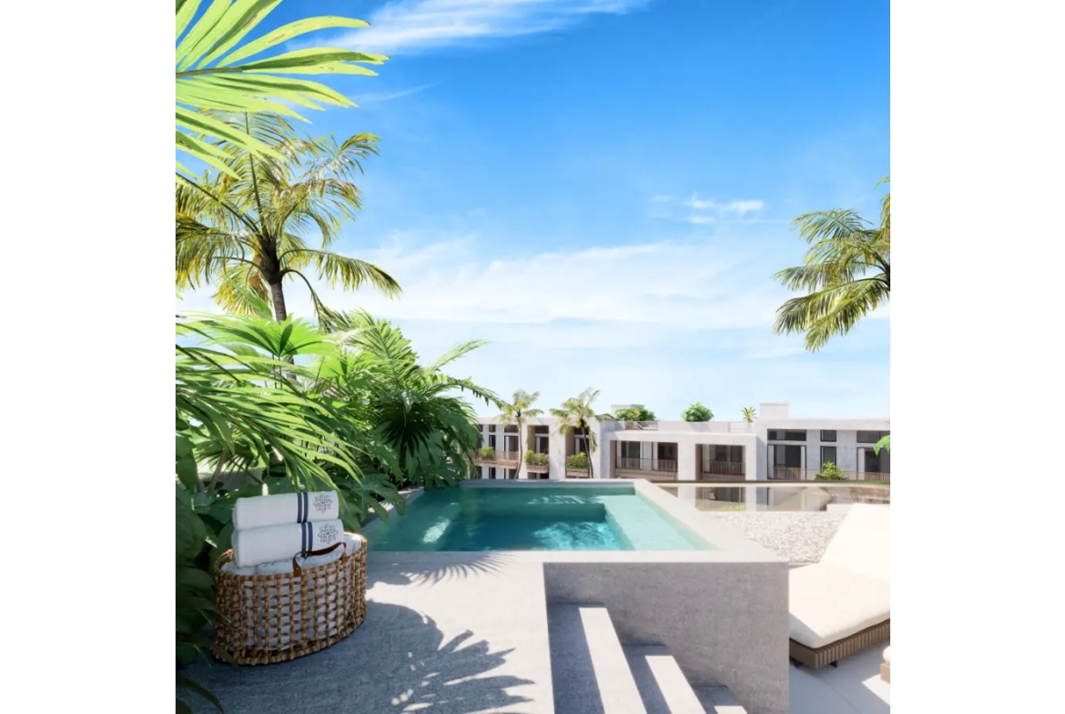 ID Two Bedroom Penthouse at Ansaya Aldea — Downtown Punta Cana Rooftop Retreat with Private Jacuzzi ()