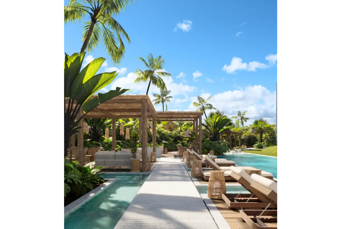 ID Two Bedroom Penthouse at Ansaya Aldea — Downtown Punta Cana Rooftop Retreat with Private Jacuzzi ()