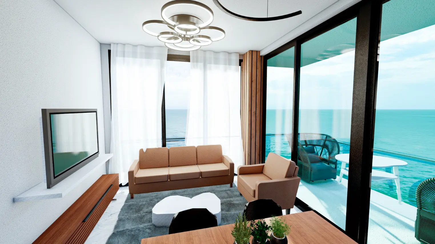 ID 4026 2 Bedroom Ocean View Apartment with Elevators in Vista Marina II Residence Santo Domingo (8)