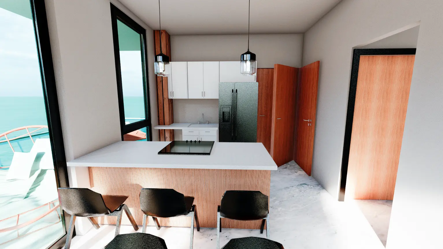 ID 4026 Vista Marina II Residence One Bedroom Apartment for Sale in Boca Chica Santo Domingo with Ocean view (10)
