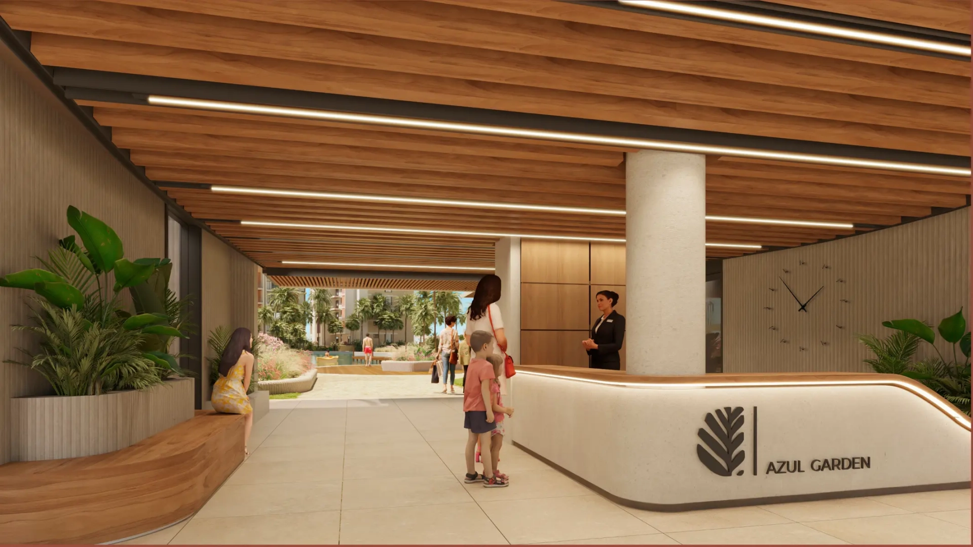ID 4031 Azul Garden 3 Bedroom Apartment for Sale with Gym Lobby & Lush Green Areas in Cap Cana (15)