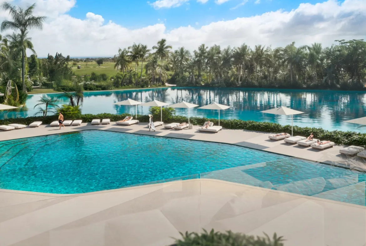 ID 4031 Azul Garden Cap Cana 2 Bedroom Condo with Family Room Lake View & Tropical Gardens (14)