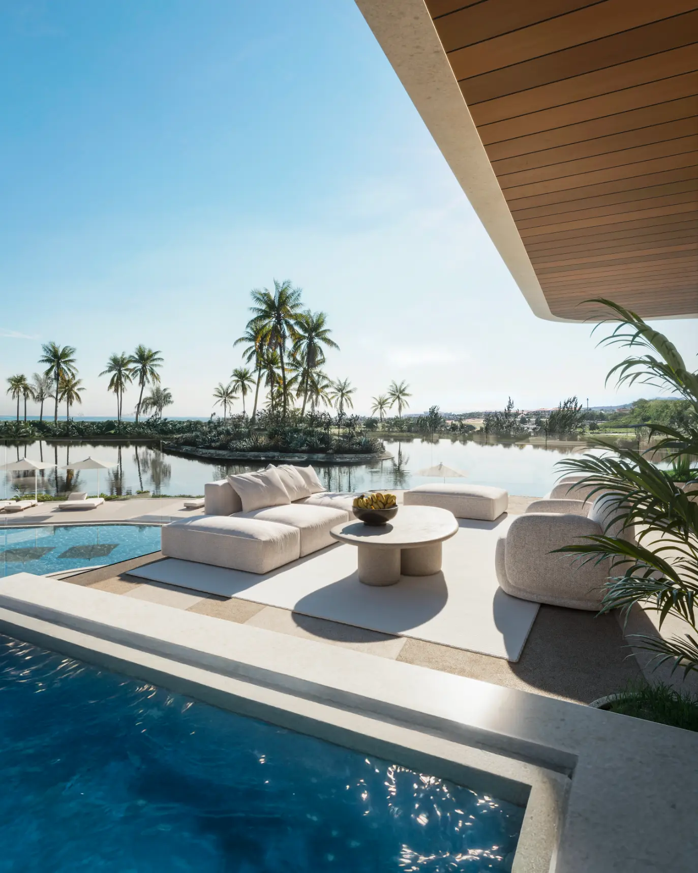 ID 4031 Azul Garden Cap Cana 2 Bedroom Condo with Family Room Lake View & Tropical Gardens (9)