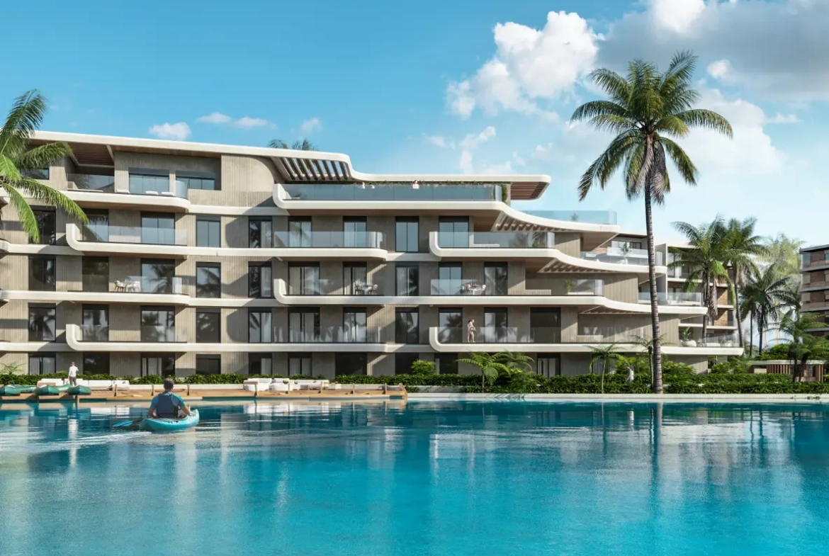 ID 4031 Azul Garden Cap Cana Sophisticated 3 Bedroom Apartment with Family Room Overlooking the Lake and Tropical Gardens (11)