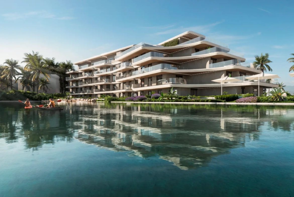 ID 4031 Azul Garden Cap Cana Sophisticated 3 Bedroom Apartment with Family Room Overlooking the Lake and Tropical Gardens (4)