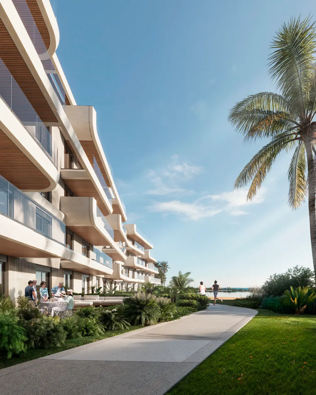 Azul Garden Cap Cana: Sophisticated 3-Bedroom Apartment with Family Room Overlooking the Lake and Tropical Gardens