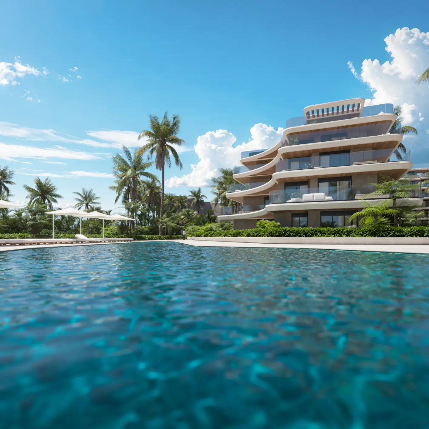 ID 4031 Azul Garden Cap Cana Sophisticated 3 Bedroom Apartment with Family Room Overlooking the Lake and Tropical Gardens (7)