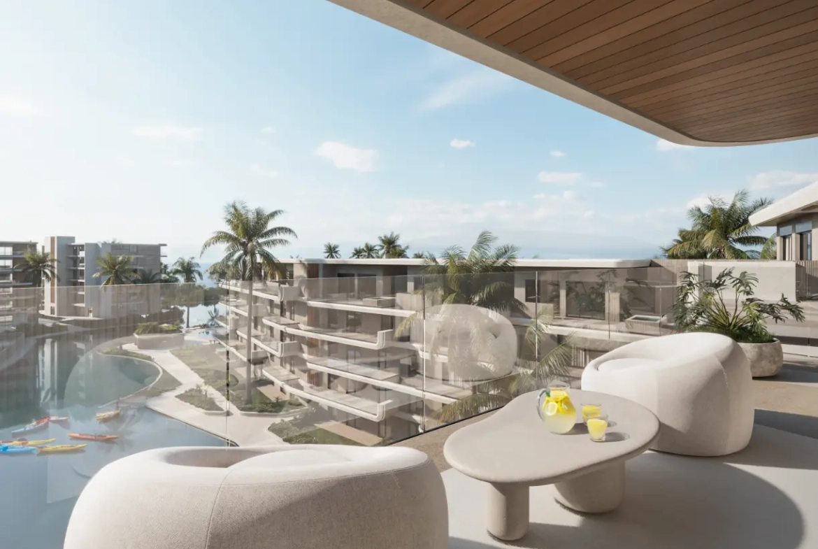 ID 4031 Azul Garden Two Bedroom Apartment for Sale with lake view and Tropical Gardens in Cap Cana (10)