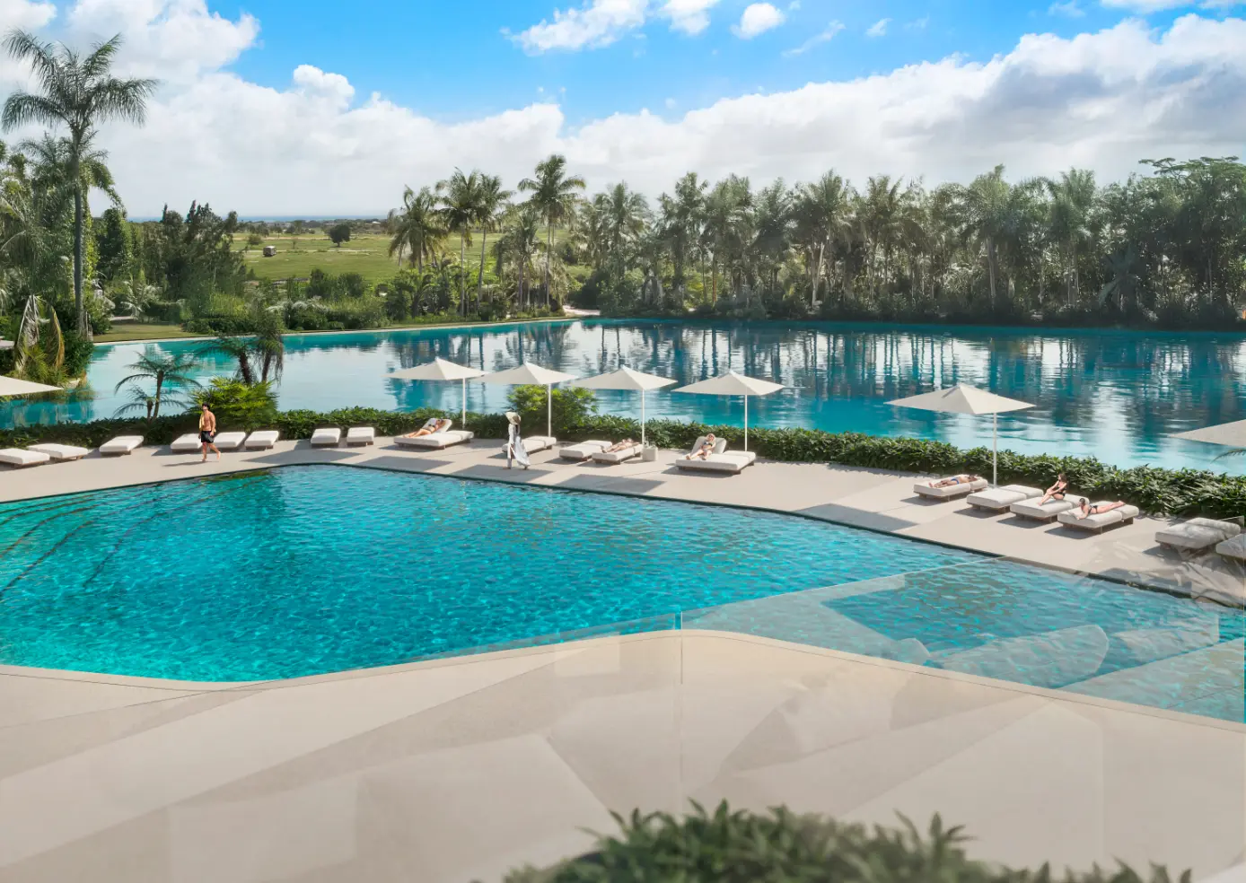 ID 4031 Azul Garden Two Bedroom Apartment for Sale with lake view and Tropical Gardens in Cap Cana (14)