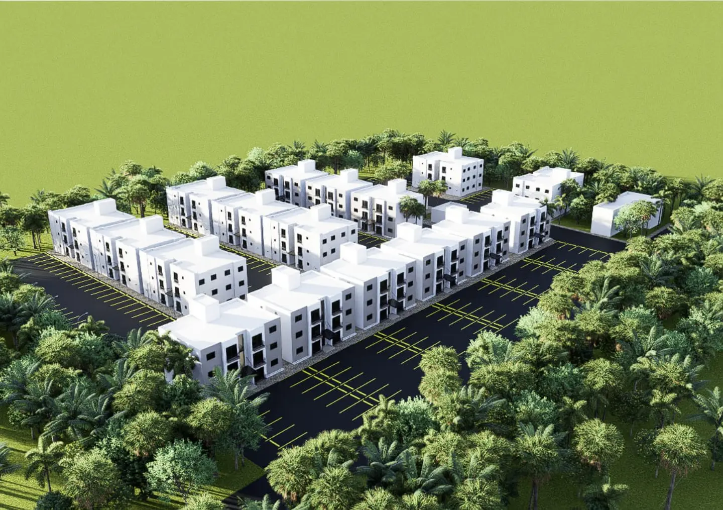 ID 4033 Modern One Bedroom Apartment for Sale at Gemini Residential in Veron Punta Cana (2)