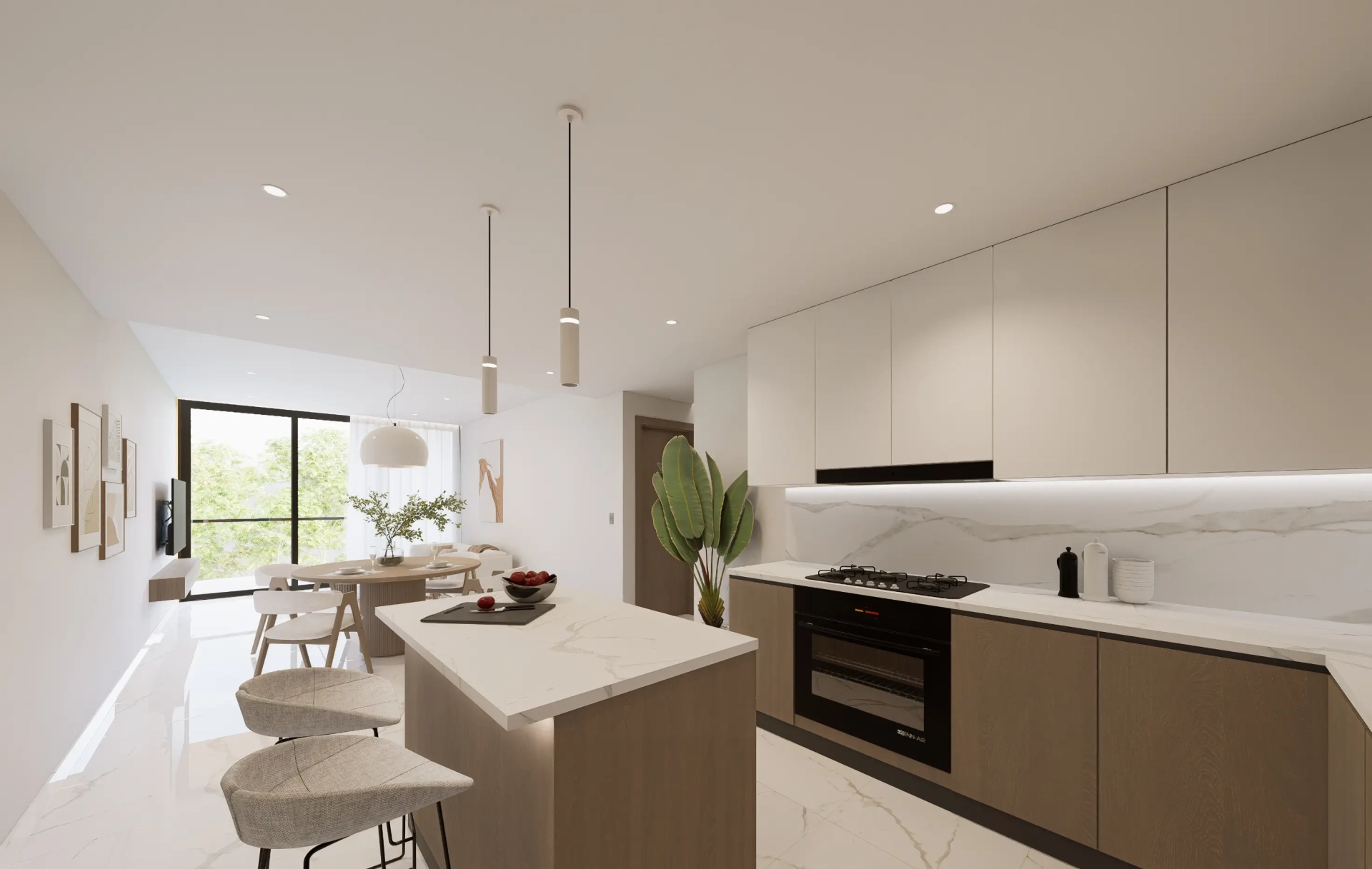 ID 4039 Ocean Pearl One Bedroom Apartment for Sale with Elevator and Social Area in Juan Dolio (12)