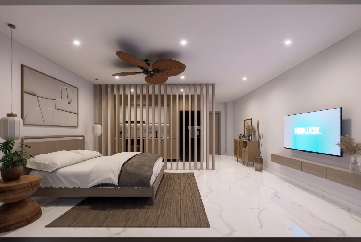 ID 4039 Ocean Pearl One Bedroom Apartment for Sale with Elevator and Social Area in Juan Dolio (7)