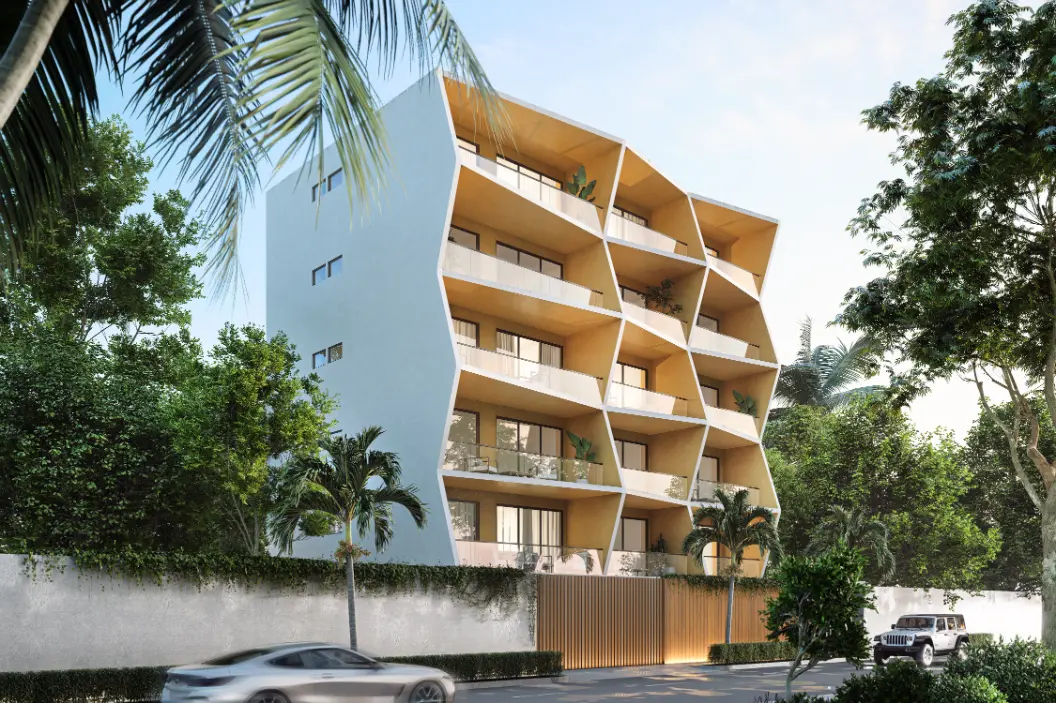 Sophisticated Two Bedroom Apartment with Balcony for Sale at Ocean Pearl in Juan Dolio, Santo Domingo