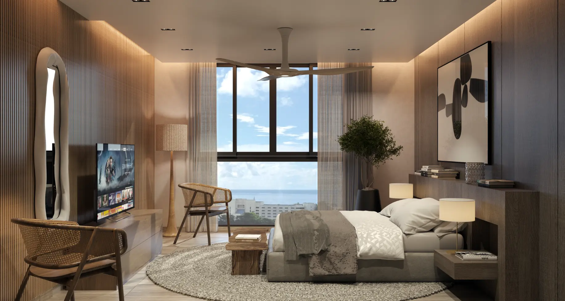 ID 4040 Vientos del Mar 2BR Private Terrace Beach Access Juan Dolio (11)