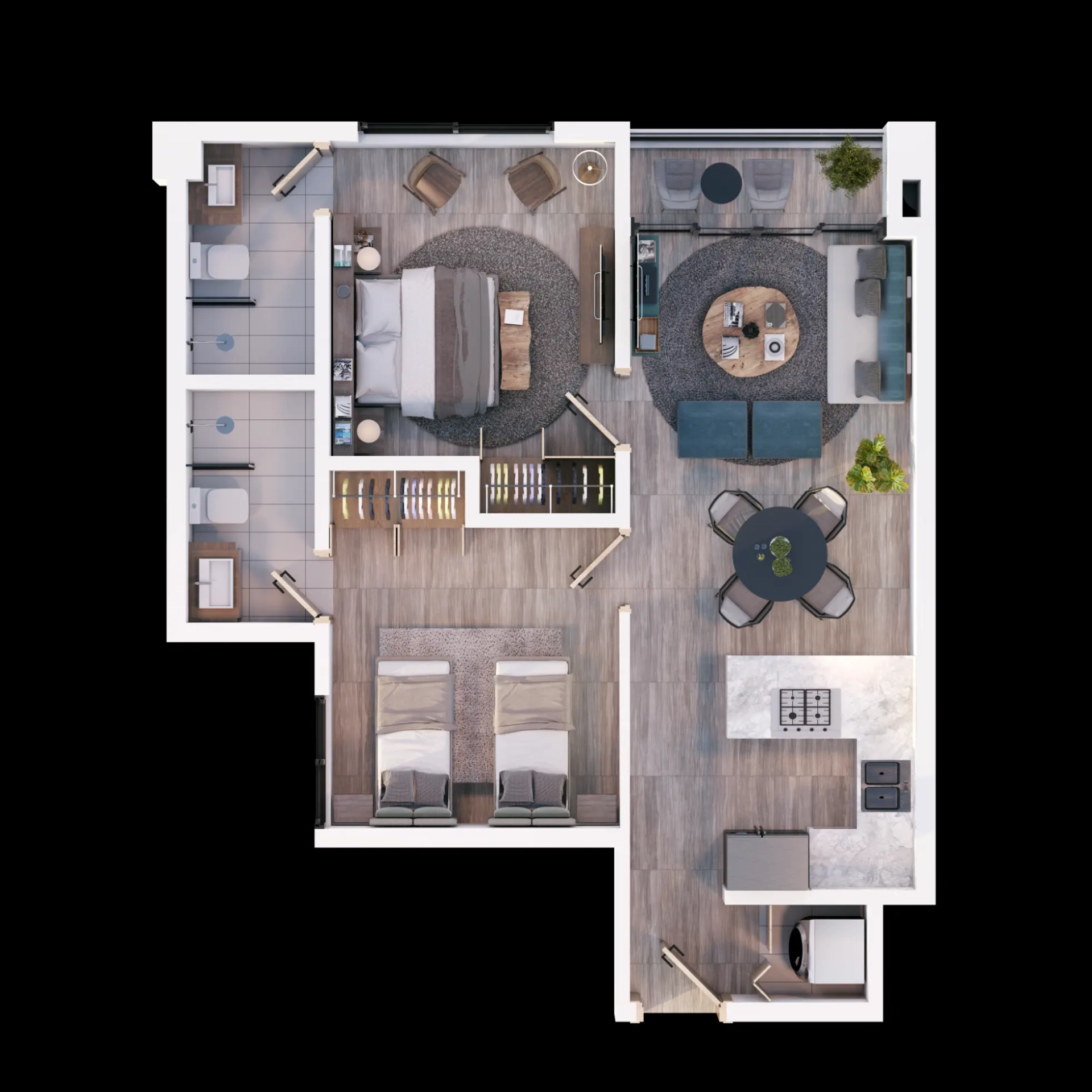 ID 4040 Vientos del Mar 2BR Private Terrace Beach Access Juan Dolio (13)