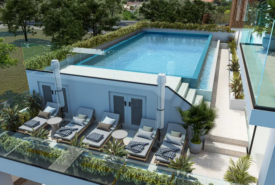 ID 4040 Vientos del Mar 2BR Private Terrace Beach Access Juan Dolio (25)