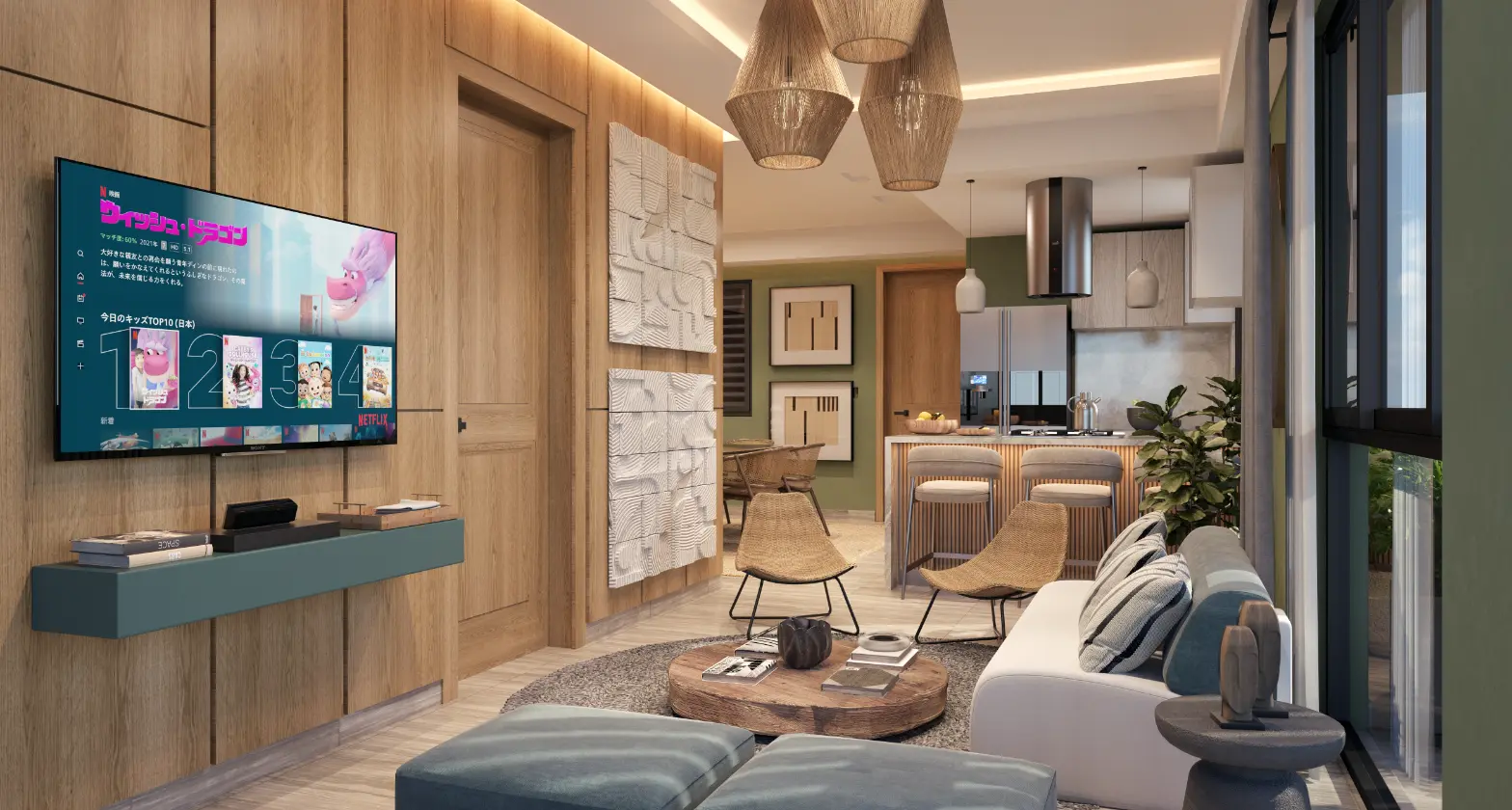 ID 4040 Vientos del Mar 2BR Private Terrace Beach Access Juan Dolio (3)