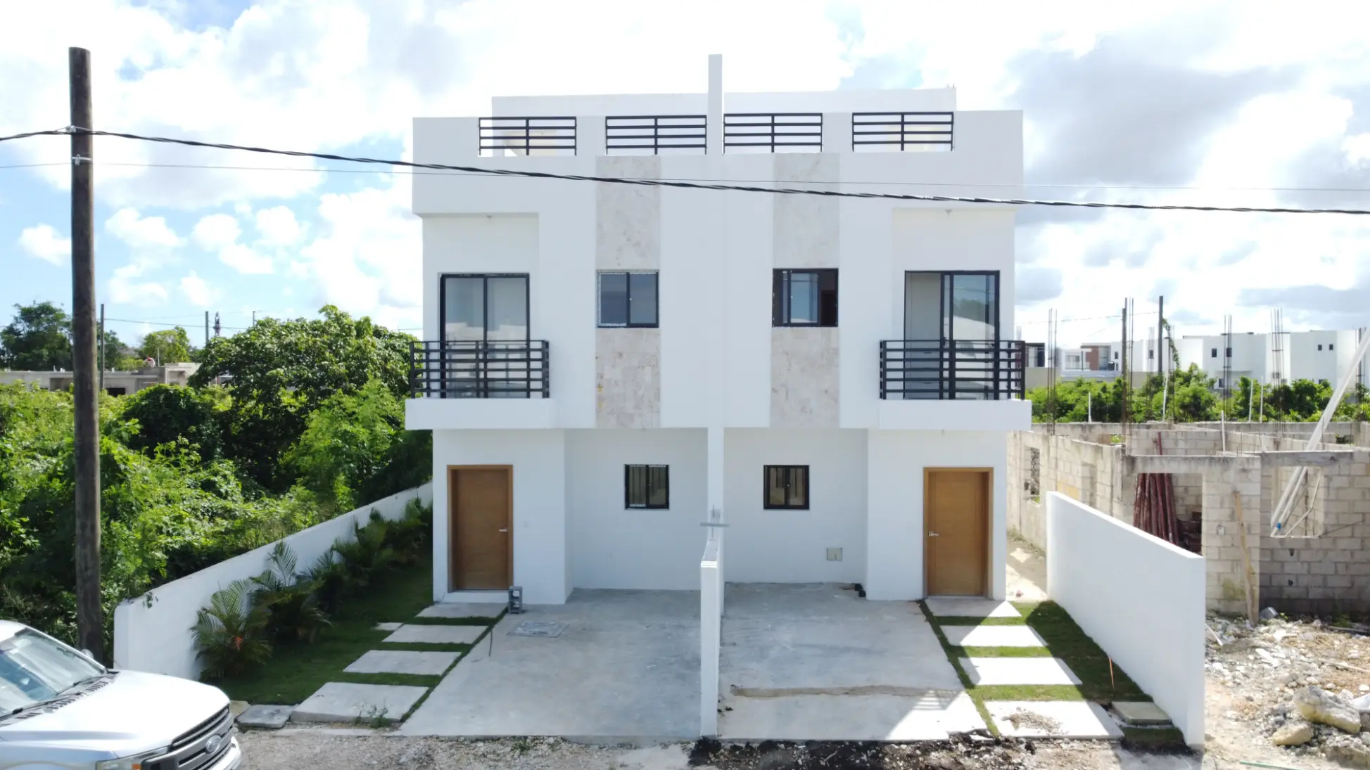 Modern Two Bedroom Townhouse with Private Pool and Rooftop in Peony Residences Bavaro Punta Cana