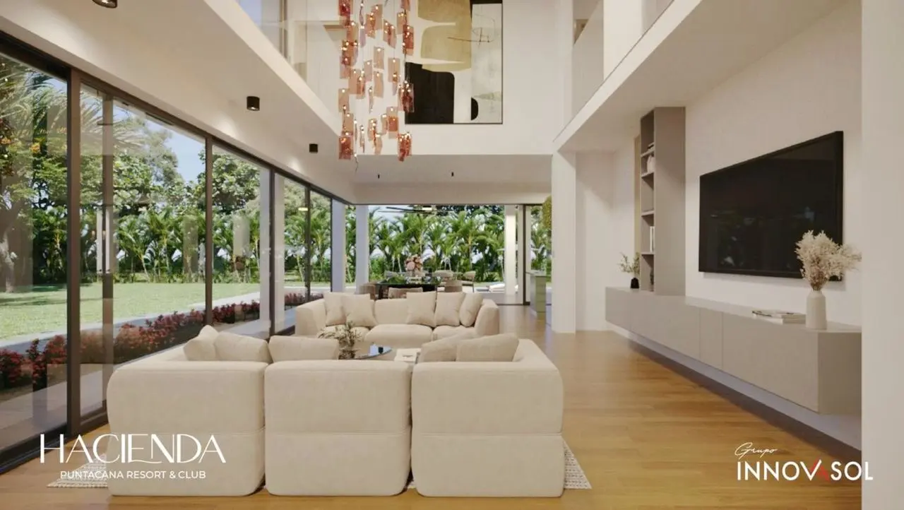 ID 4046 Charming 4 Bedroom Garden View Villa for Sale in Punta Cana Resort and Club Dominican Republic (2)