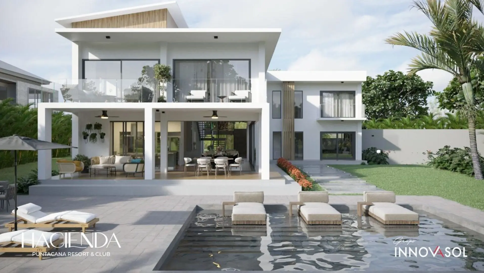 ID 4046 Charming 4 Bedroom Garden View Villa for Sale in Punta Cana Resort and Club Dominican Republic (3)