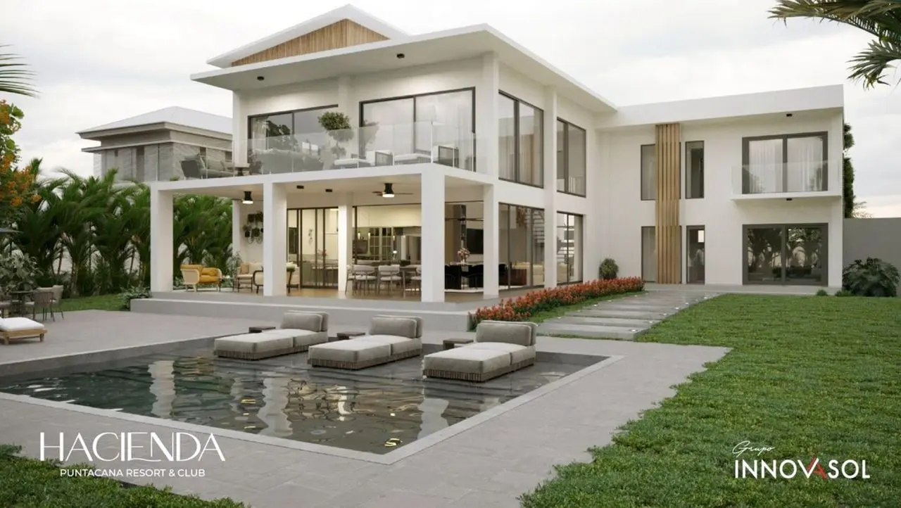 ID 4046 Charming 4 Bedroom Garden View Villa for Sale in Punta Cana Resort and Club Dominican Republic (4)
