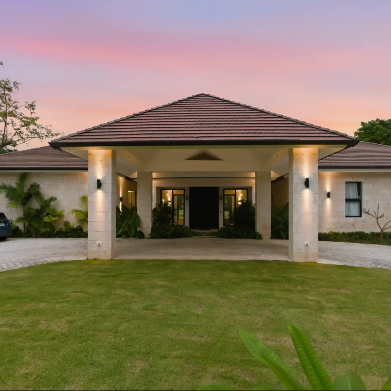 Luxury golf front villa Punta Cana Resort and Club with pool
