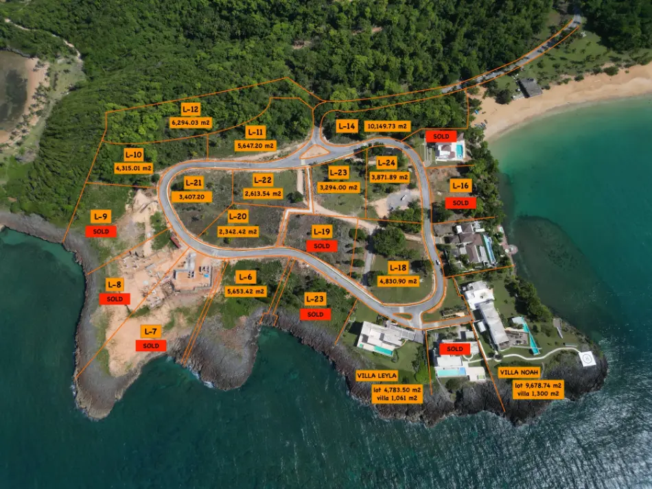 ID 4054 Cap El Limon Beachfront Lot for Sale in Samana Dominican Republic (5)