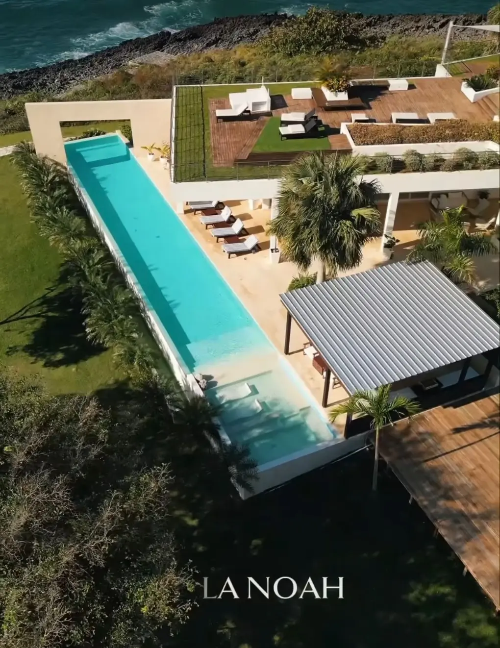 Villa Noah Six Bedroom Oceanfront Sanctuary for Sale in El Limón Beach Samana Dominican Republic