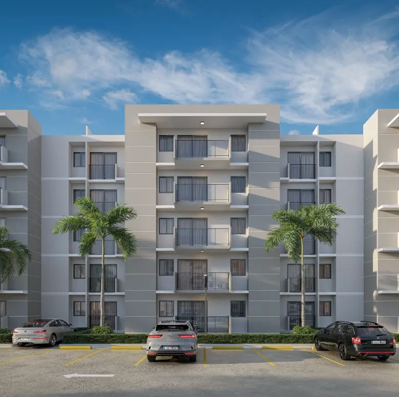 Bavaro Island II one bedroom apartment for sale in Pueblo Bavaro Punta Cana with pool and gym