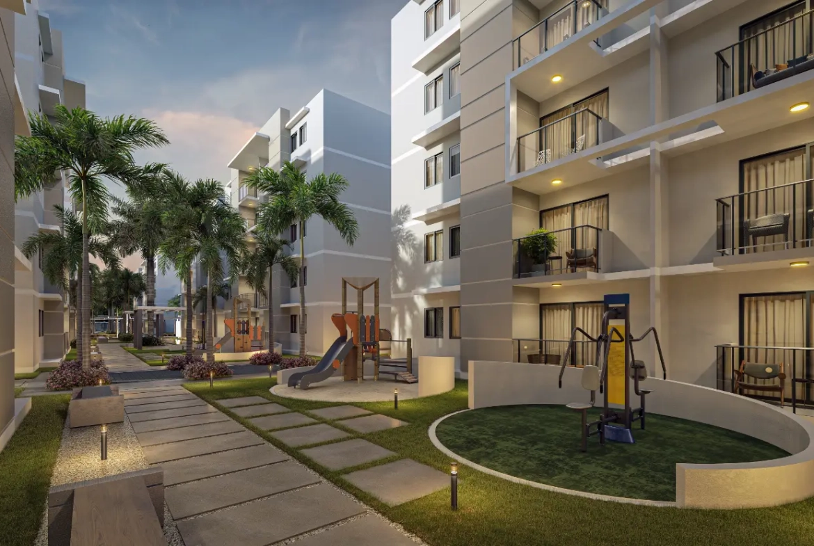 ID 4061 Bavaro Island II One Bedroom Apartment with Elevator and Gazebos in Pueblo Bavaro Punta Cana (8)