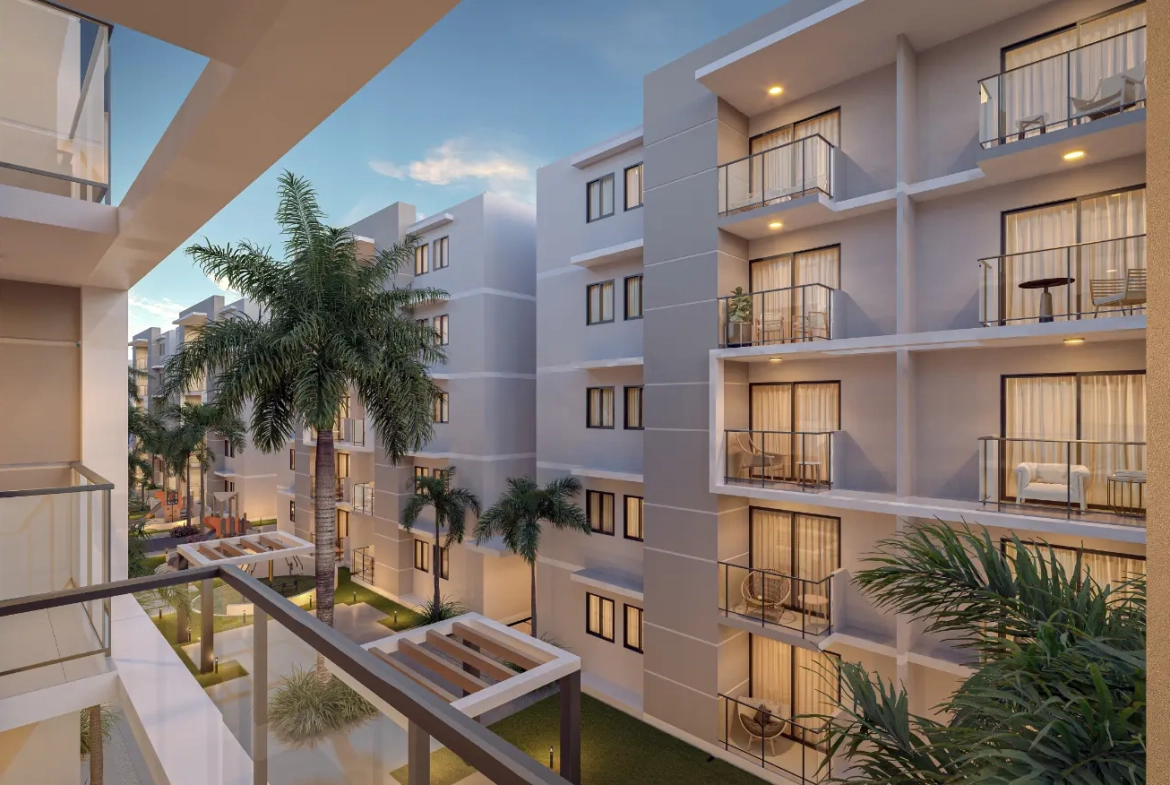 ID 4061 Bavaro Island II One Bedroom Apartment with Elevator and Gazebos in Pueblo Bavaro Punta Cana (9)
