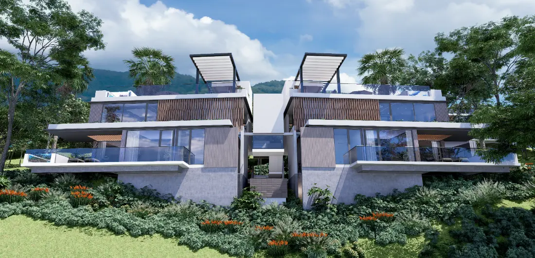 El Faro Blu Terrenas Ocean View 2 Bedroom Penthouse for Sale
